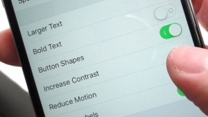  on-screen buttons - iOS Button Shapes setting