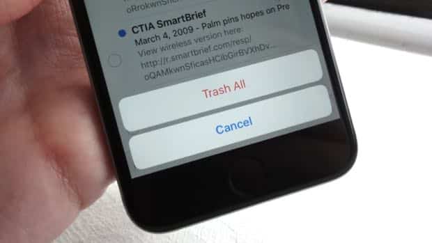 iOS tip: How to quickly delete all the messages in a mail inbox