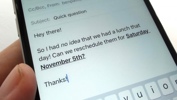 How to bold italicize or underline text in Mail app for iPhone and iPad