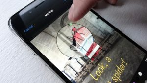 iphone screenshots - iOS Markup magnifying glass