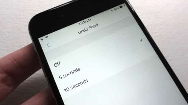 email apps - The Airmail app for iOS lets you choose how long you have to "undo" a send.