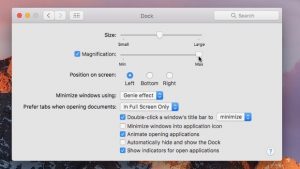 mac dock - 8 ways to make the mac dock work for you. Mac desktop dock preferences panel