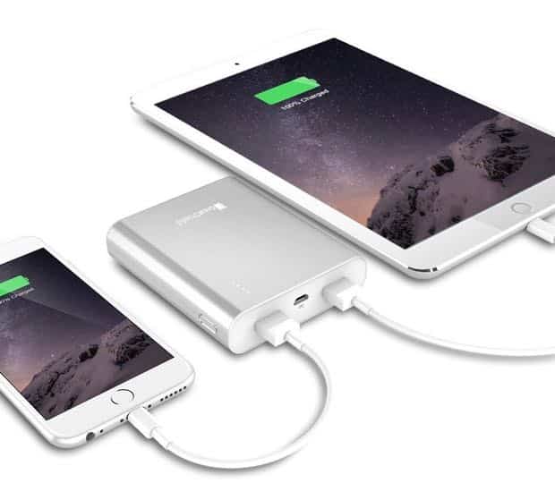 GreatShield PowerTank 10000mAH Dual USB Ports Fast Charging Portable External Battery Pack Power Bank