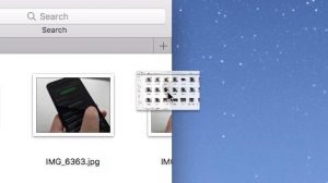 Drag a Mac folder tab into a new window