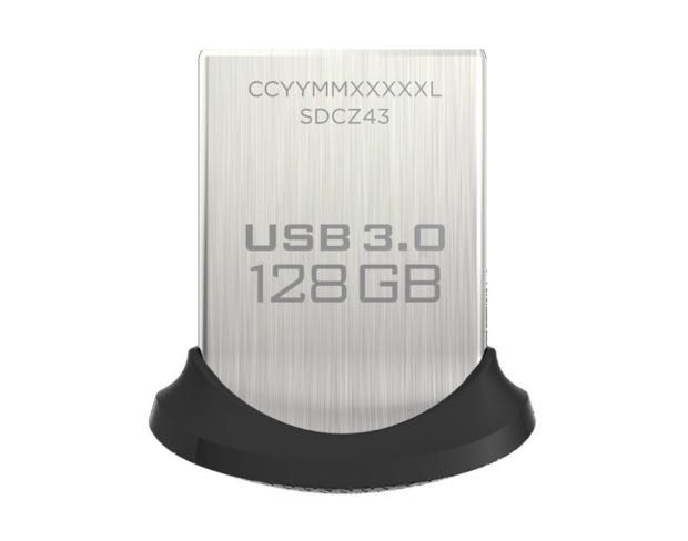 SanDisk Ultra Fit 128GB USB 3.0 flash drive