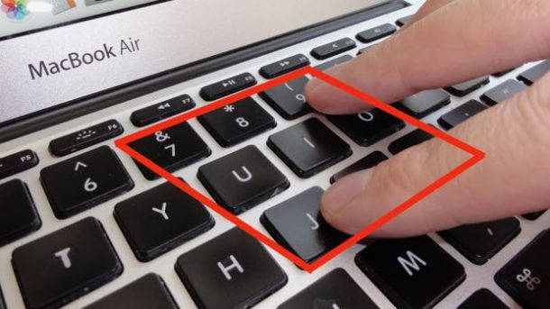 How to move the Mac mouse pointer with your keyboard