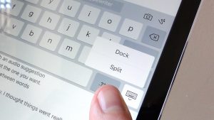 iPad tip undock the keyboard