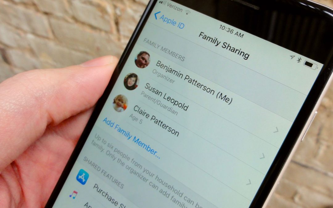 How to get started with iOS Family Sharing