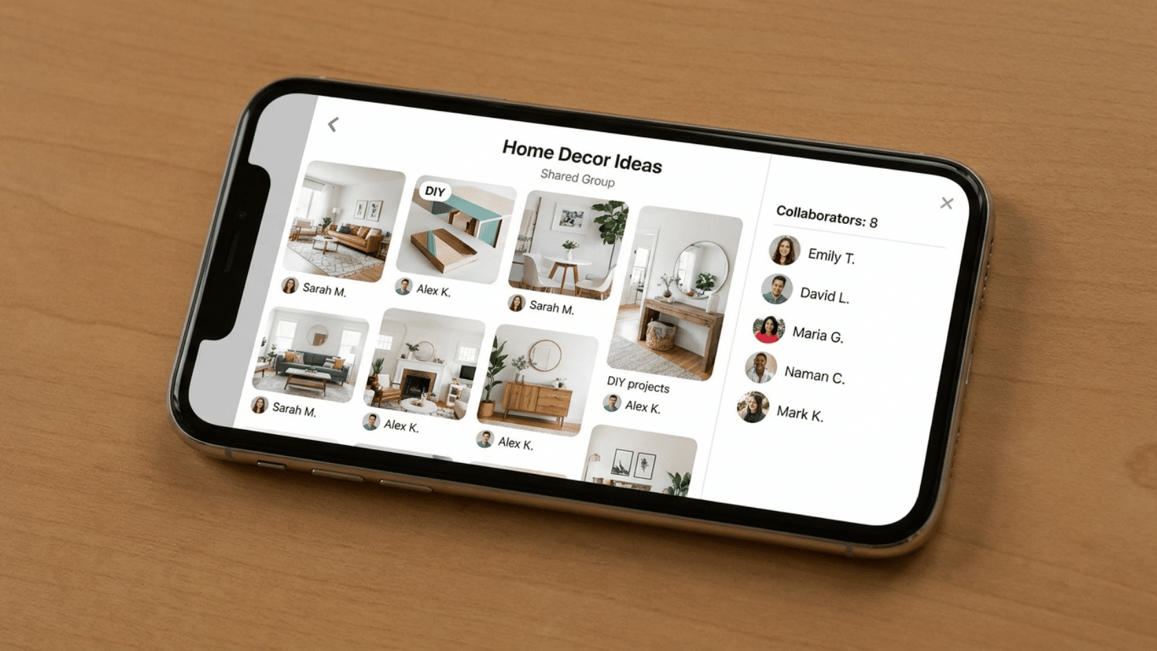 Shared group board with collaborators on Pinterest, a smart way to increase followers on Pinterest