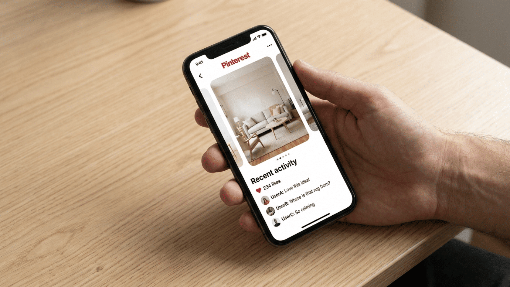 Tracking Pin comments on Pinterest, an engagement habit that helps increase followers on Pinterest