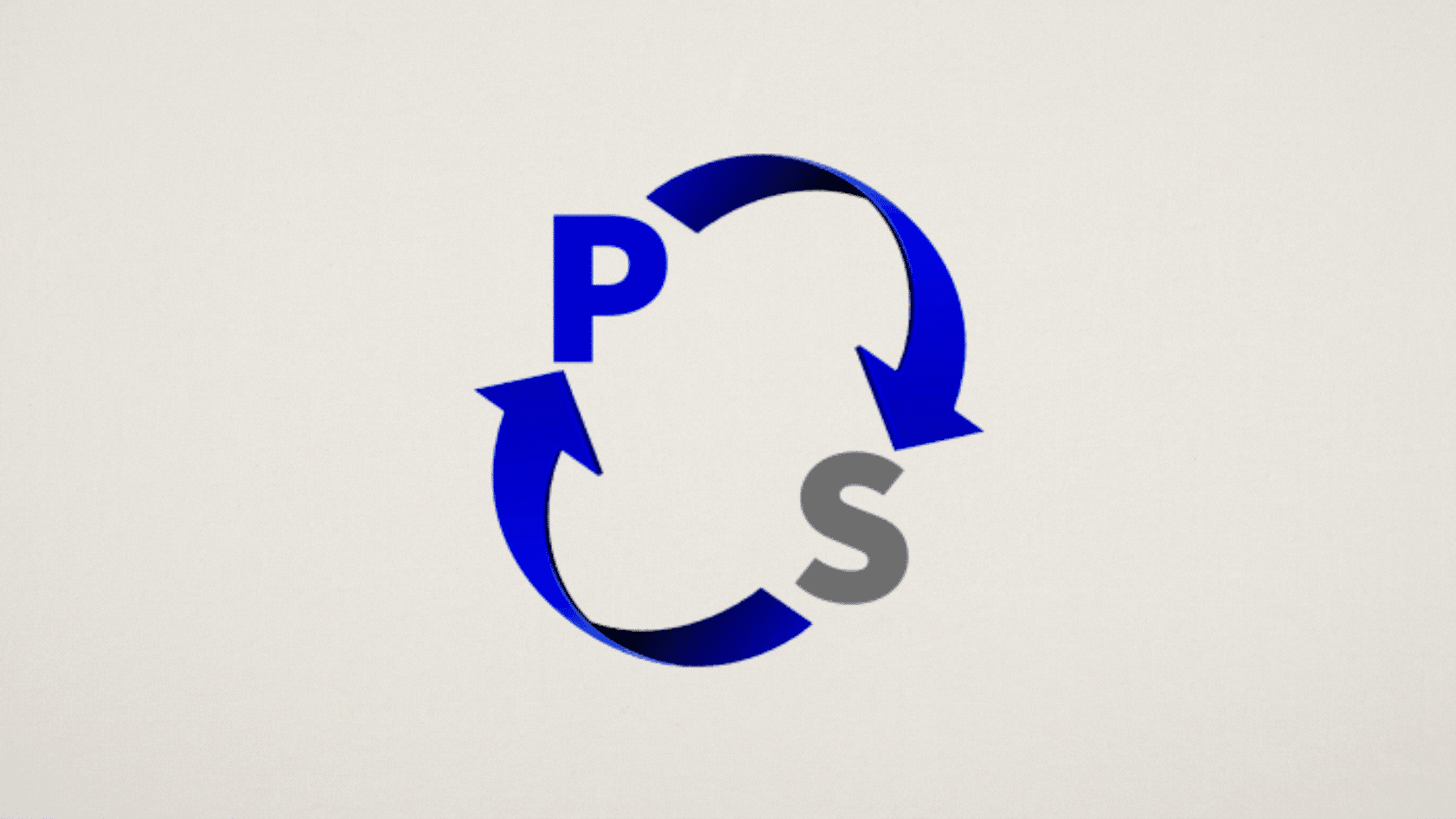 PullPush logo, showing a blue