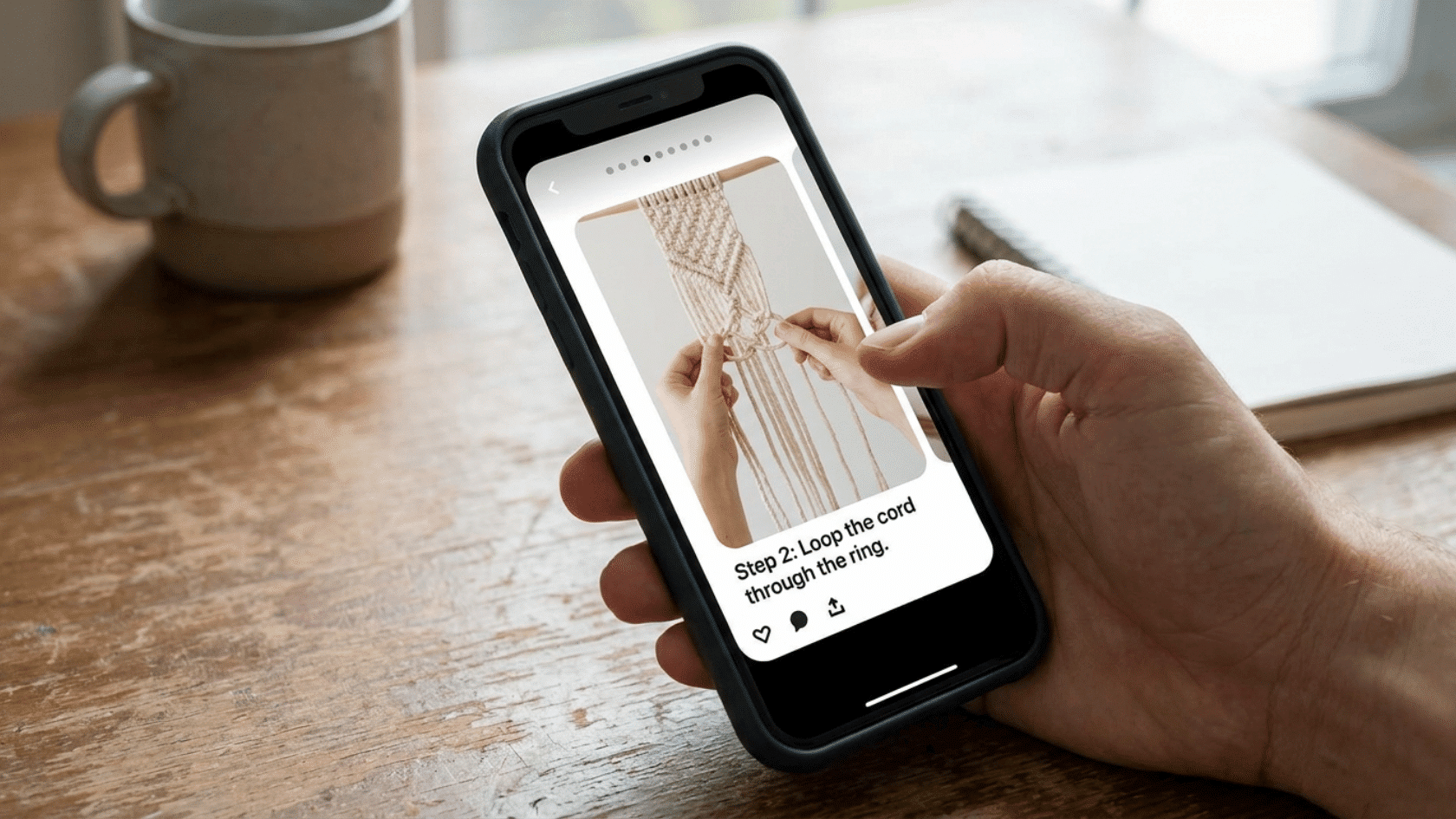 Swipeable step-by-step Pin tutorial on Pinterest, engaging content that helps increase followers on Pinterest
