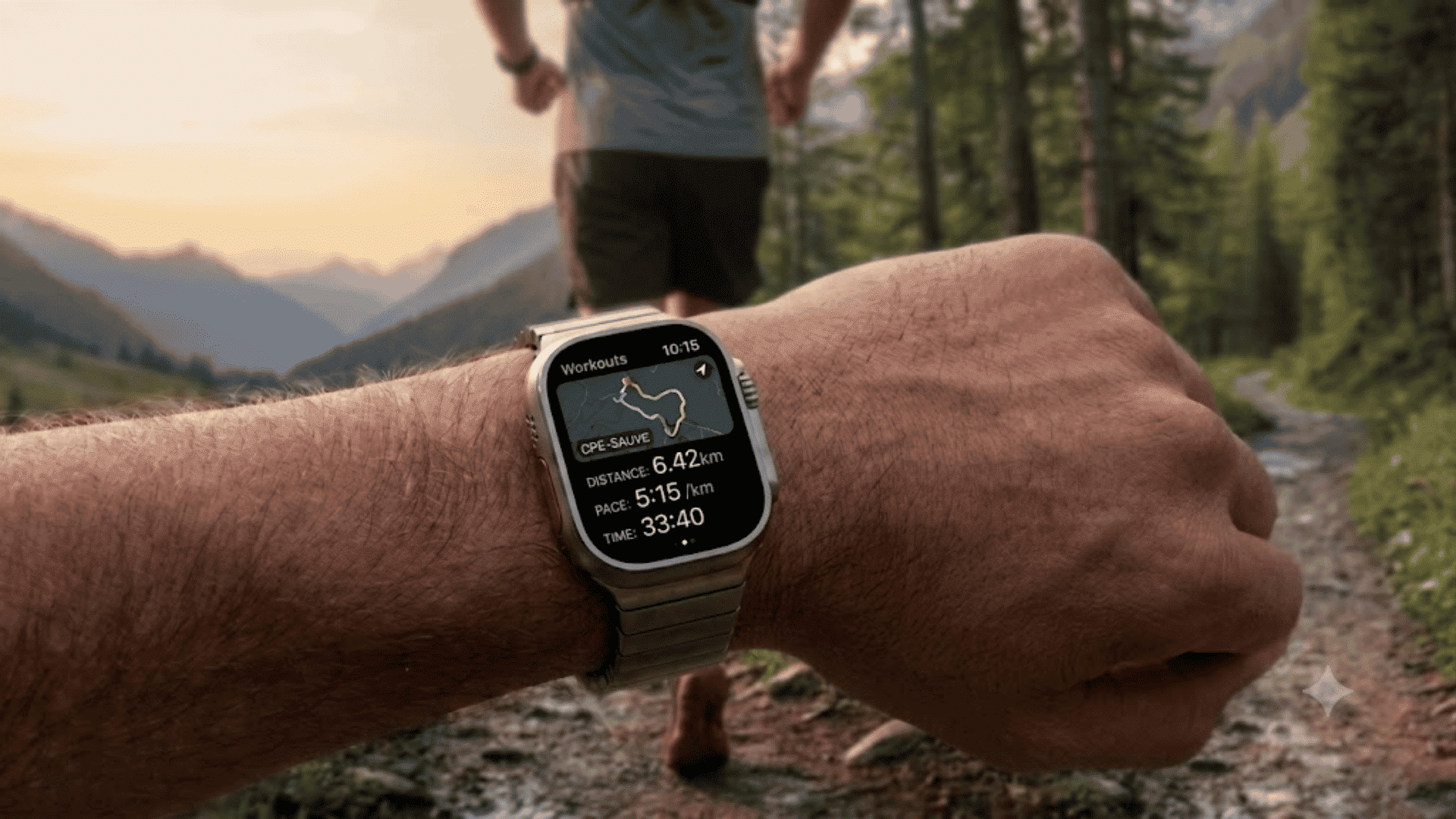 Apple Watch GPS accuracy showing route tracking, satellite connection, and workout data without an iPhone.
