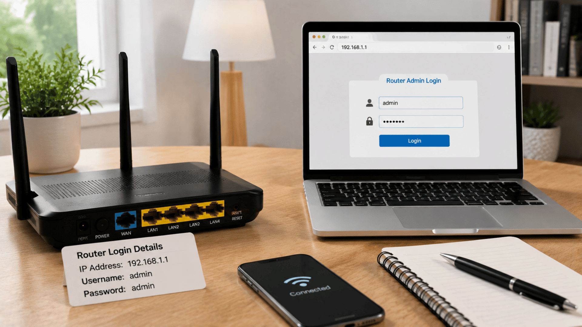 How to Recover Your 192.168.1.1 Username and Password