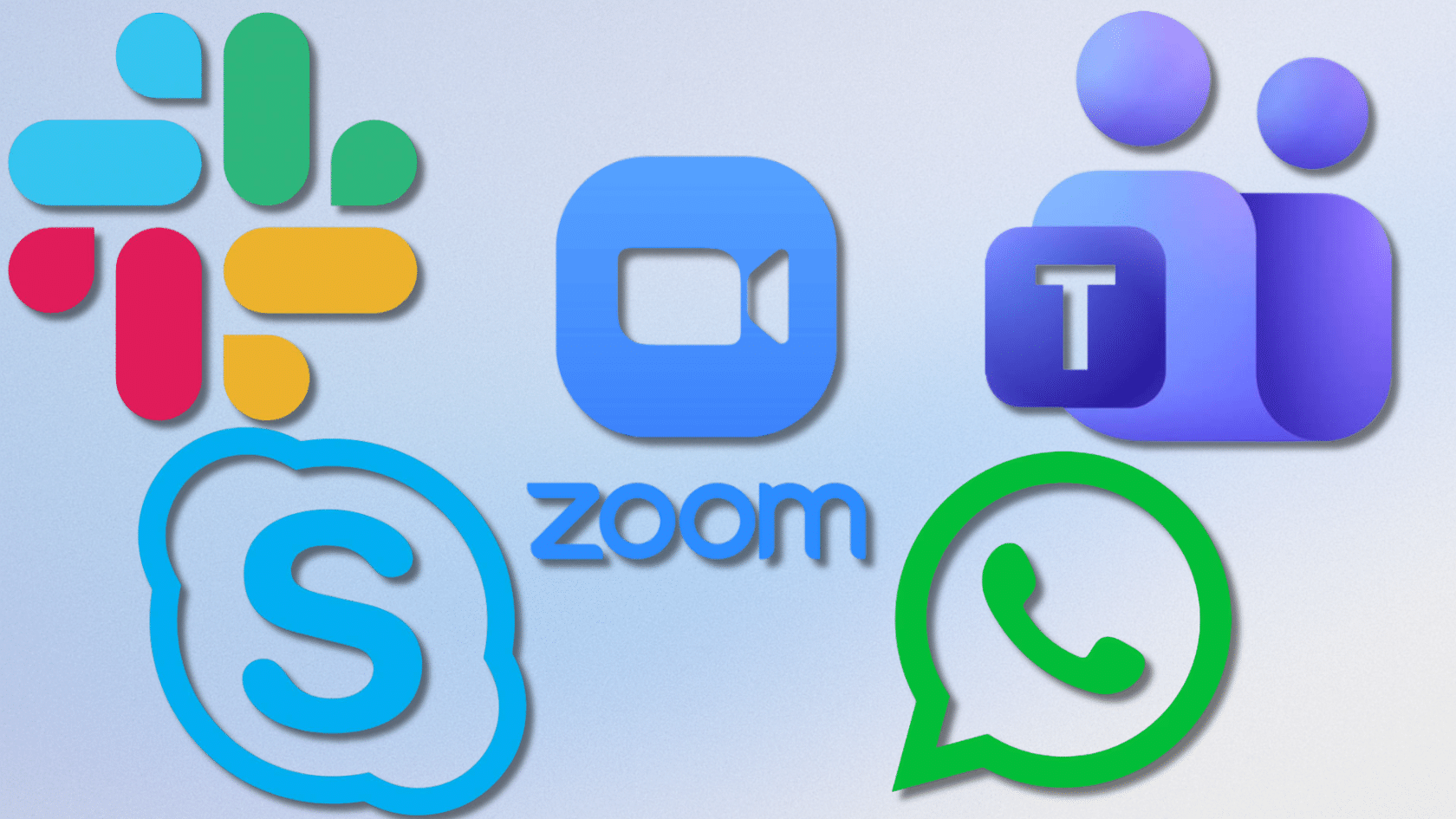 Communication software tools featuring messaging, video calls, collaboration, and team platforms.